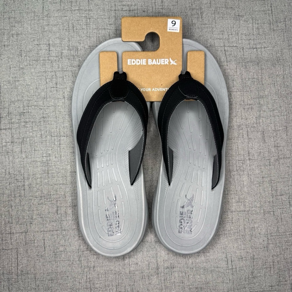 Eddie Bauer Break Point Sandals Black Summer Comfortable Walking 7 8 9 10 NWT - Picture 11 of 15